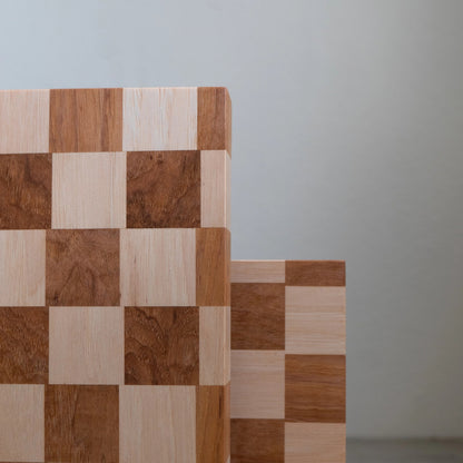 Checkerboard Butcher Block Chopping Board