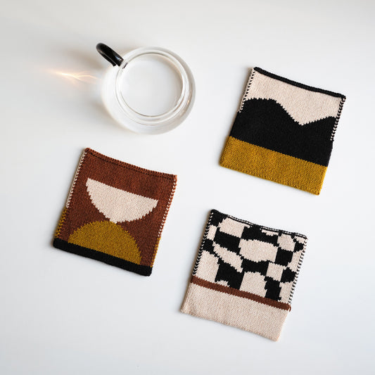 Cotton Knitted Coasters