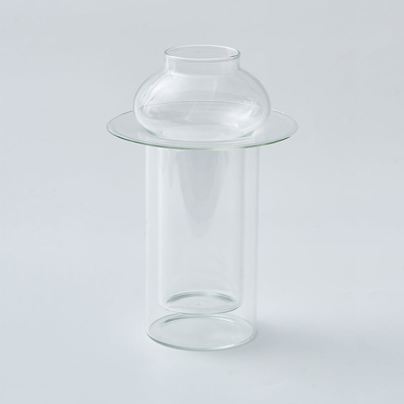 Double Layer Glass Bubble Vase