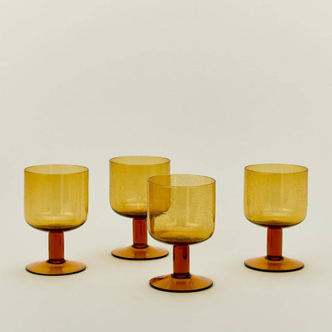 Simple Seeded Glassware
