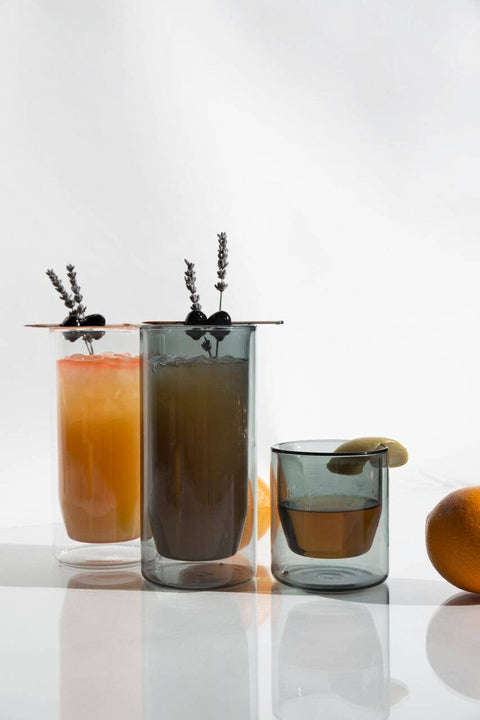 Double Wall 16 oz Glass
