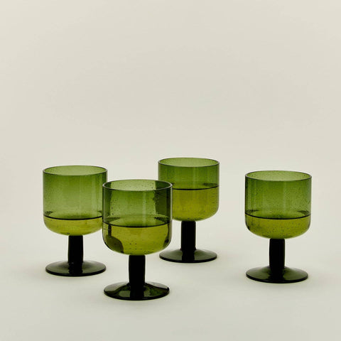 Simple Seeded Glassware