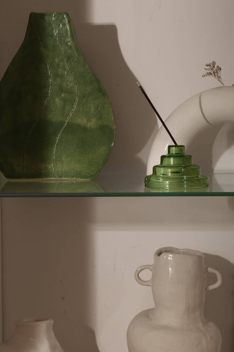 Glass Meso Incense Holder