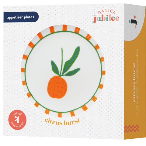 Citrus Burst Appetizer Plates