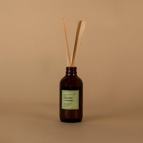 Reed Diffuser: No. 10 Basil Mint + Lavender