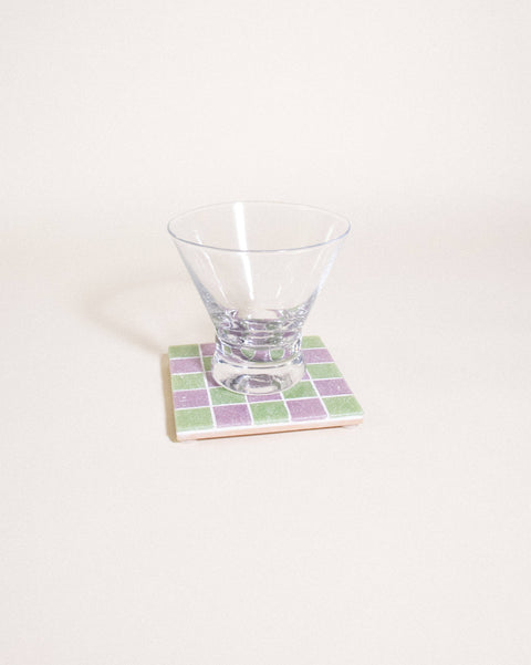 Sour Patch Candy Glass Tile Coaster