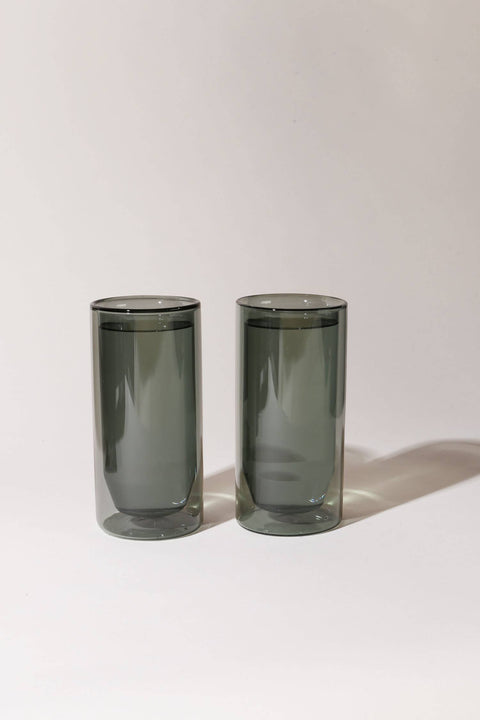 Double Wall 16 oz Glass