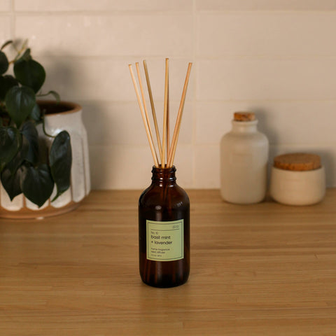 Reed Diffuser: No. 10 Basil Mint + Lavender