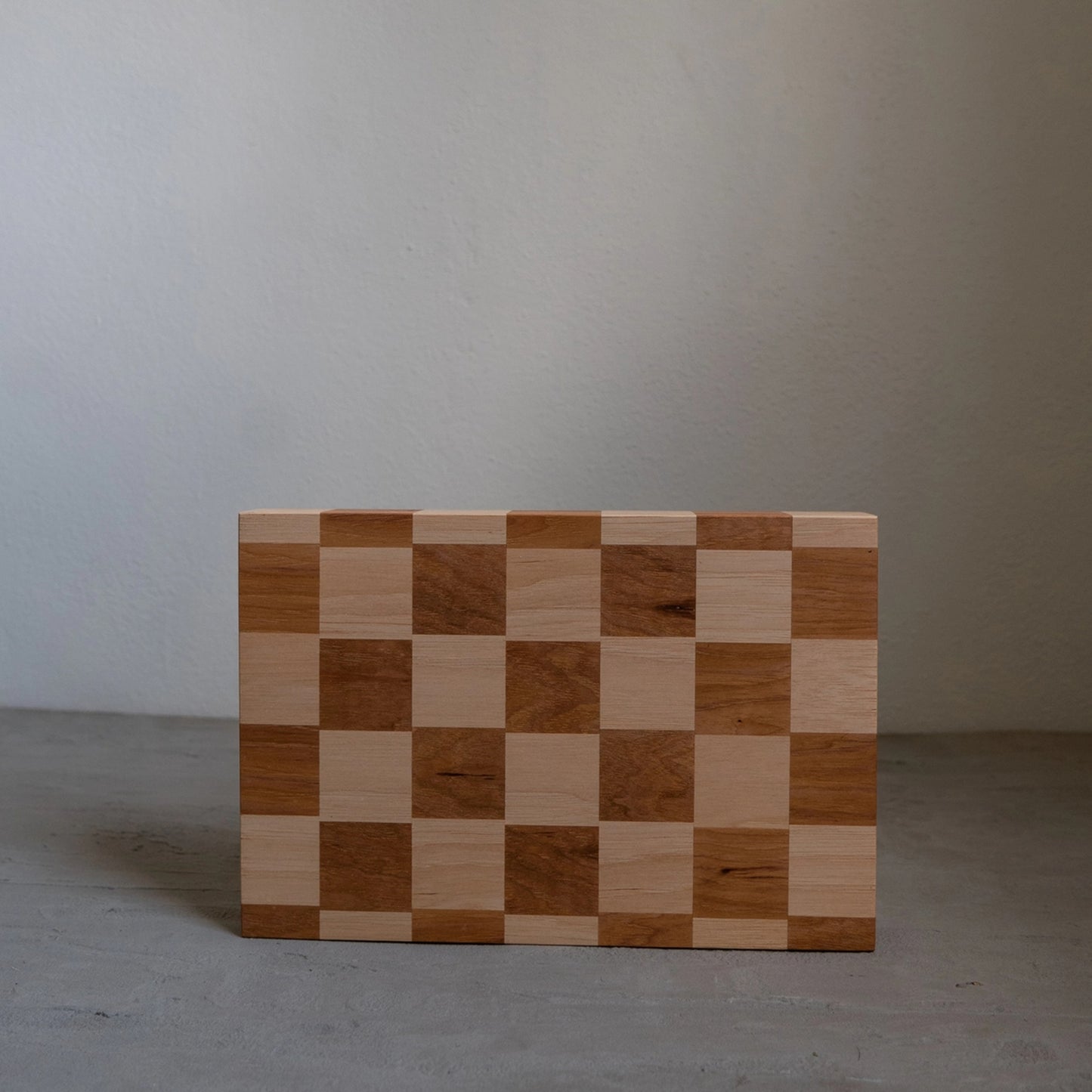 Checkerboard Butcher Block Chopping Board