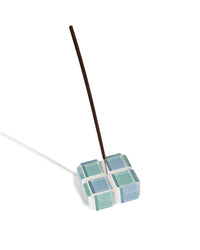 Monochrome Glass Tile Incense Holder