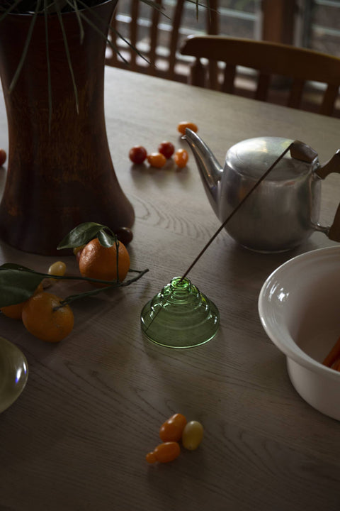 Glass Meso Incense Holder