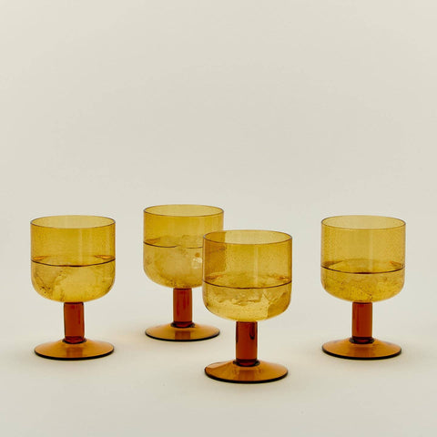 Simple Seeded Glassware