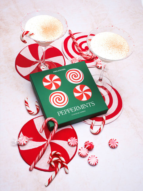 Peppermint Cocktail Napkins