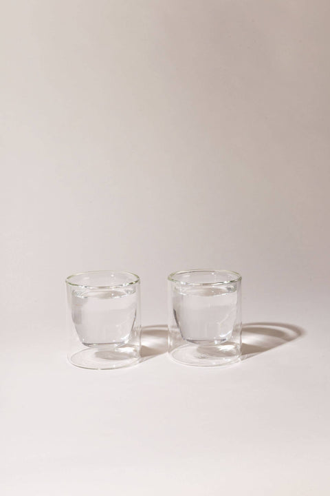Double Wall 6 oz Glass