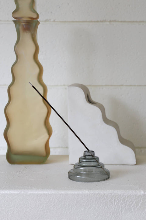 Glass Meso Incense Holder