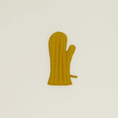Simple Linen Oven Mitts