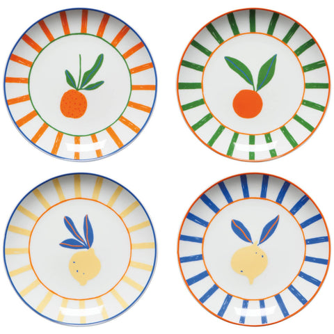 Citrus Burst Appetizer Plates