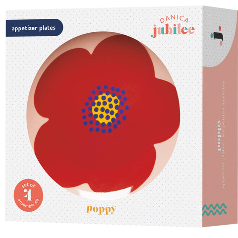 Poppy Appetizer Plates