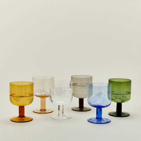 Simple Seeded Glassware