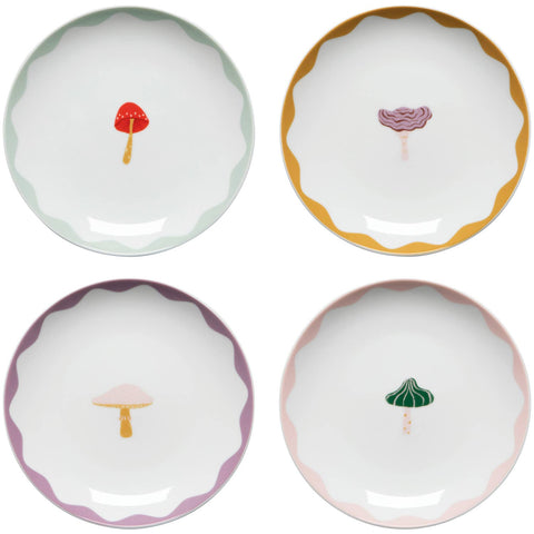 Mushroom Gems Appetizer Plates