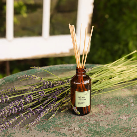 Reed Diffuser: No. 10 Basil Mint + Lavender